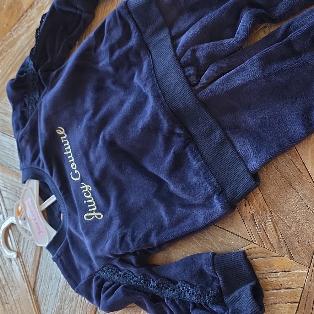 New JUICY COUTURE velour set adorable pants sweat 12m